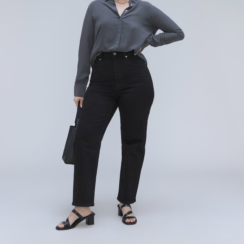 The Way-High Hourglass Jean in Coal